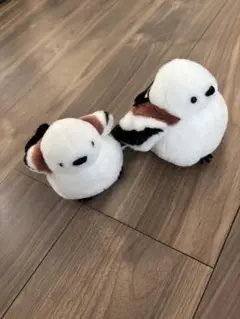 シマエナガ　エココエヤチョウ　2体