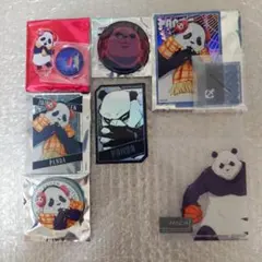 呪術廻戦 ファンパレ 夜の遊園地 缶バッジ、アクスタ、クリアカード他（パンダ）