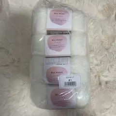 Mist Mohair ミストモヘア #1 ホワイト 4玉セット