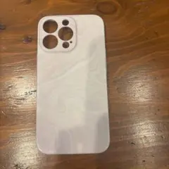 iPhone用ケース マーブル柄 ホワイト