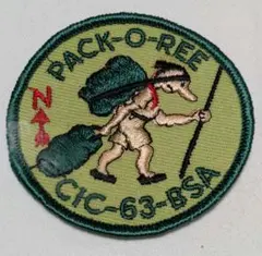 60s ボーイスカウト BSA CIC PACK-O-REE パッチ ワッペン