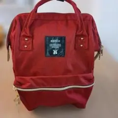 anello アネロ リュック バックパック マザーズバッグ ナイロン 赤