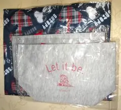 【新品】SNOOPY（スヌーピー）スウェットランチバッグ、フラット トートバッグ