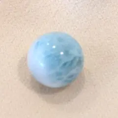 天然石 ラリマー 約8㎜~9㎜ 穴あり パワーストーン