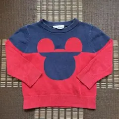 babyGap ミッキー コットン ニット 【90】