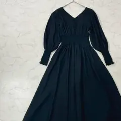 ローレンラルフローレン マキシワンピース ロング ティアード 刺繍 黒 00 ローレンラルフローレン マキシワンピース ロング ティアード 刺繍 黒