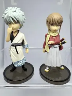 銀魂　銀時と志村新八 アクションフィギュア 10cm