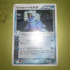 アクア団のトドゼルガ 構築済みデッキ アクア団ハーフデッキW ADVCA 01…