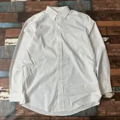 ビンテージ　古着　L.L.Bean エルエルビーン　ホワイトシャツ　白　L