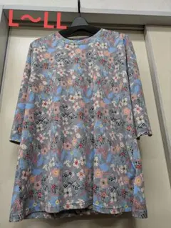 見切り品！！春物　オシャレかわいいデザイン　チュニックT L〜LL 見切り品！Benevolent オシャレかわいいデザイン チュニック L〜LL