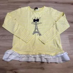 BeBe 長袖カットソー 140サイズ イエロー