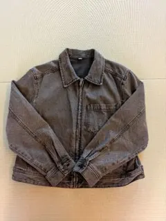 GU デニムジップアップブルゾン　XL