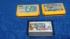 ファミコンソフトセット スーパーマリオ、スーパーマリオ3、ドンキーコング