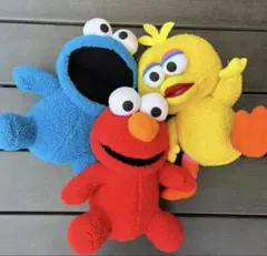セサミストリート くすぐり エルモEX クッキー モンスターアーニー