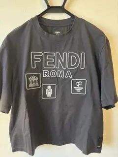 FENDI ROMA Tシャツ ブラックのサムネイル