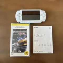 【ジャンク品】PSP-1000 本体 ホワイト・ソフト付