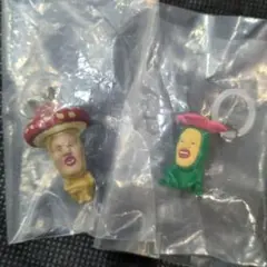 こびとづかん めじるしアクセサリー リトルハナガシラ ベニキノコビト 2個セット