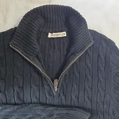 Old Navy ケーブル編みセーター ブラック メンズMサイズ