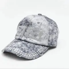 beeden ピンク BD STUDS DAMAGE CAP - メルカリ