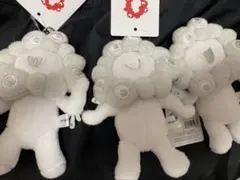 白ミャクミャク ABC ボールチェーンマスコット 3個セット 白 ホワイト