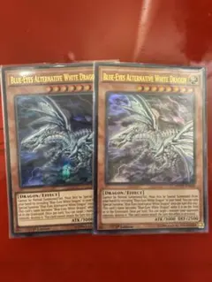 BLUE EYES ALTERNATIVE WHITE DRAGON 2枚