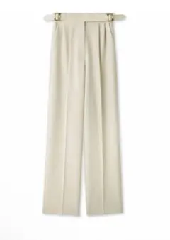 ハイウエスト ワイドパンツ