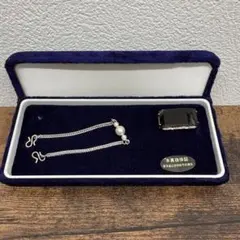 帯留め シルバー刻印 羽織紐 パール 着物 浴衣 レディース