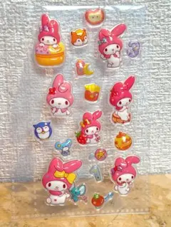 サンリオ　マイメロディ　ぷっくりシール　おすそわけ　ボンボンドロップシール　①