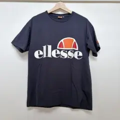 美品 ellesse エレッセ ネイビー ブラック Tシャツ ユニセックス Sのサムネイル