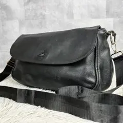 美品 Vivienne Westwood レザー ショルダーバッグ オーブ 黒