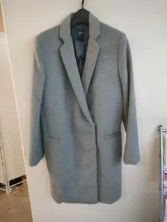 GAP グレー チェスターコート シングルボタン