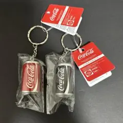 コカコーラ　ミニチュアキーホルダー　2個セット　未開封品　美品