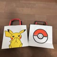ポケモン 紙袋　ピカチュウ 2個セット