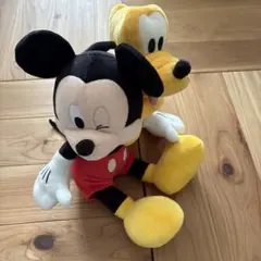 ミッキー　プルート　ぬいぐるみ