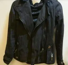 d.i.aブラック フード付きジャケット❤