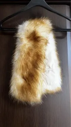 LOWRYS FARM ファー付きマフラー