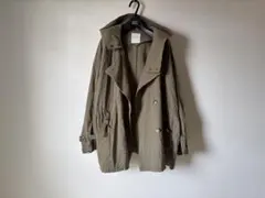 ACUTAミリタリーフードブルゾンショートコート