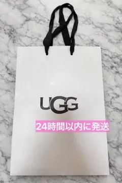 UGG 紙袋 ショッパー ショップ袋 エコバッグ 手提げ袋 アグ ギフト 茶