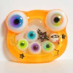 ✩.*˚ハロウィン 目玉ちゃん ③✩.*˚レジン ヘアゴム