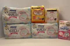 ムーニーいちばんやさしい母乳パッド68枚入3個セットとマミーパット2個