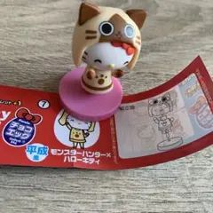 ハローキティ×モンハン　ミニフィギュア　チョコエッグ
