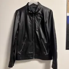 CONFIRM シングルライダース ジャケット ブラック M