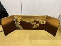 秀叡作 五月人形用屏風 本金蒔絵 内閣総理大臣賞受賞作品 伝統工芸