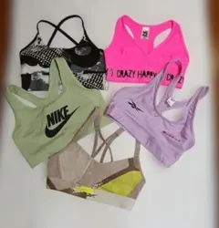 スポーツブラ 5点セット まとめ売り Nike Reebok ZUMBA　XSのサムネイル