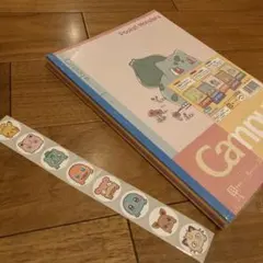 新品未開封 ポケモンノート5冊セット♪ シール108枚