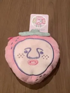 こびとづかん フェイスリールパスケース イチゴクレナイ