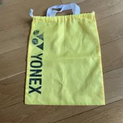 ヨネックス シューズケース　マルチケース　イエロー　袋