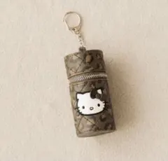 LOWRYSFARM キティ コラボ キルティングリップポーチキーチャーム　新品