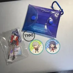 スシロー　プロセカ　レオニード　アクリルスタンド　ポーチ　ステッカーセット