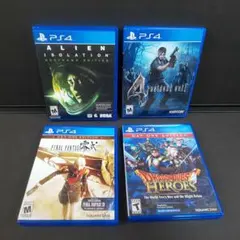 中古 海外 北米 プレイステーション4 ソフト 4本 まとめ売り セット